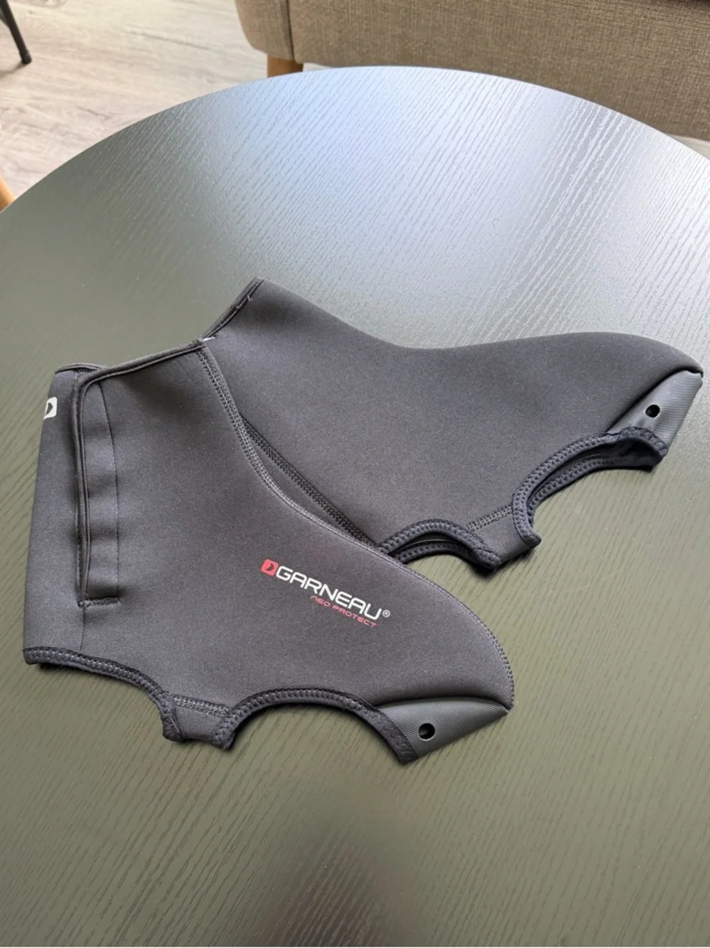 LOUIS GARNEAU Black Neoprene Cycling Shoe Covers